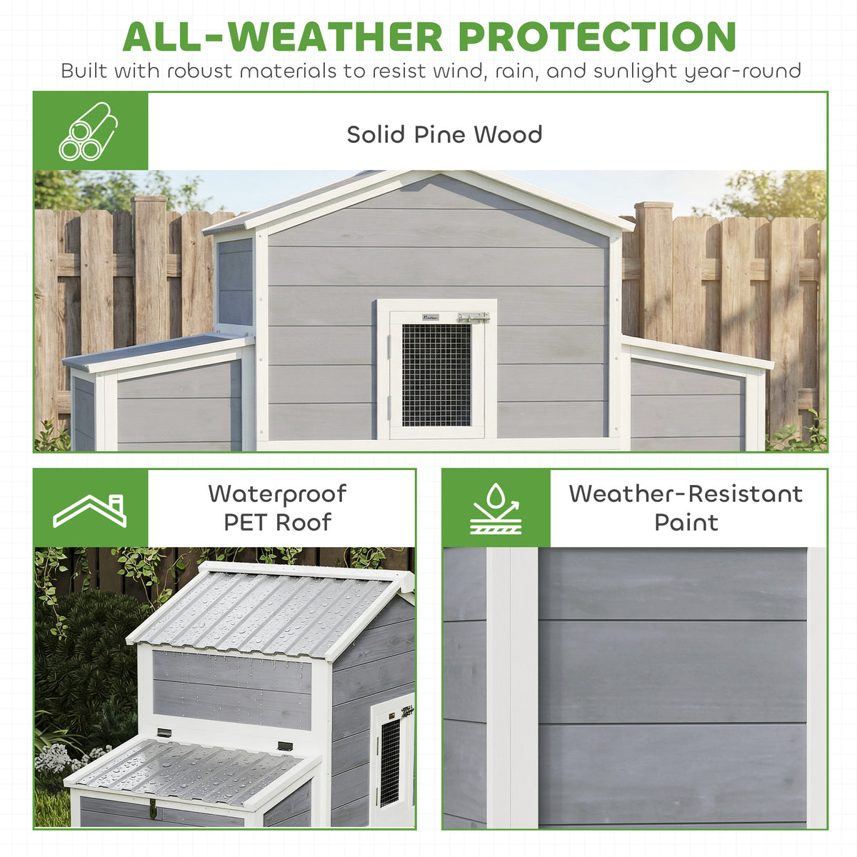 Large Aivituvin hen house for backyard chickens