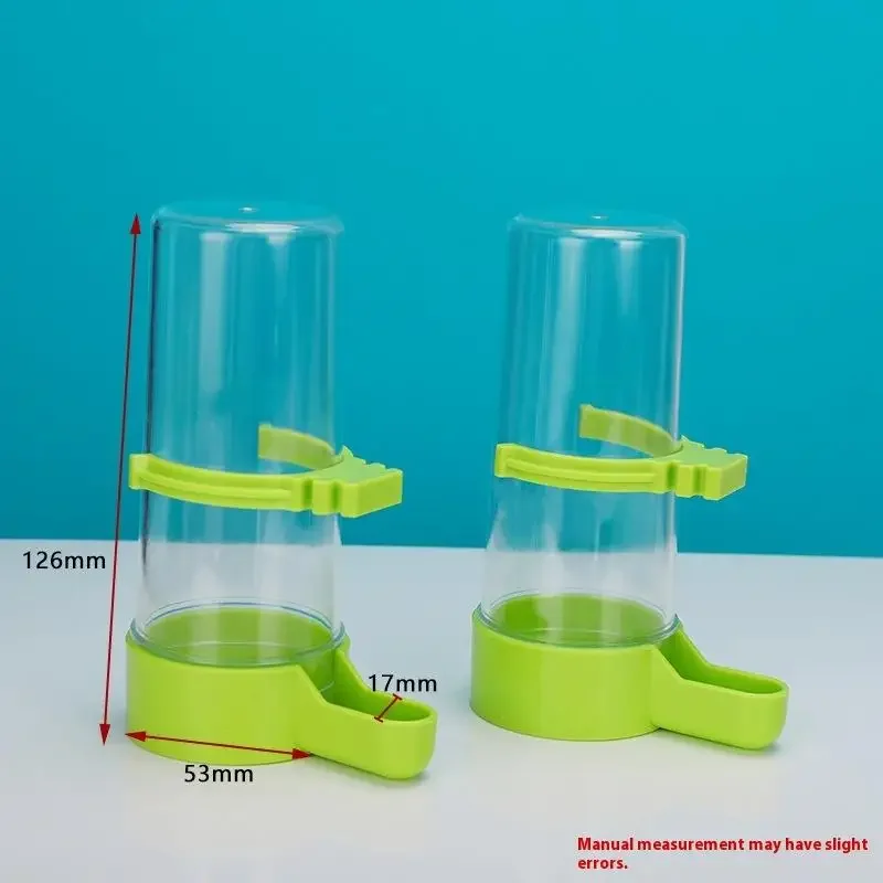 1PC Bird Feeders Waterer Drinker With Clip For Bird Feeders Parrot Cages Water Dispenser Bottles Drinking Bowl Pet Bird Supplies - Image 4