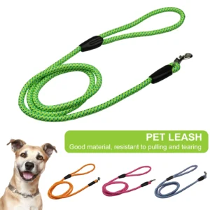 Pet Traction Leash Comfortable Wear-resistant Grip Anti-pull Nylon Lightweight Dog Training Leash For Small Cat Dog Accessories