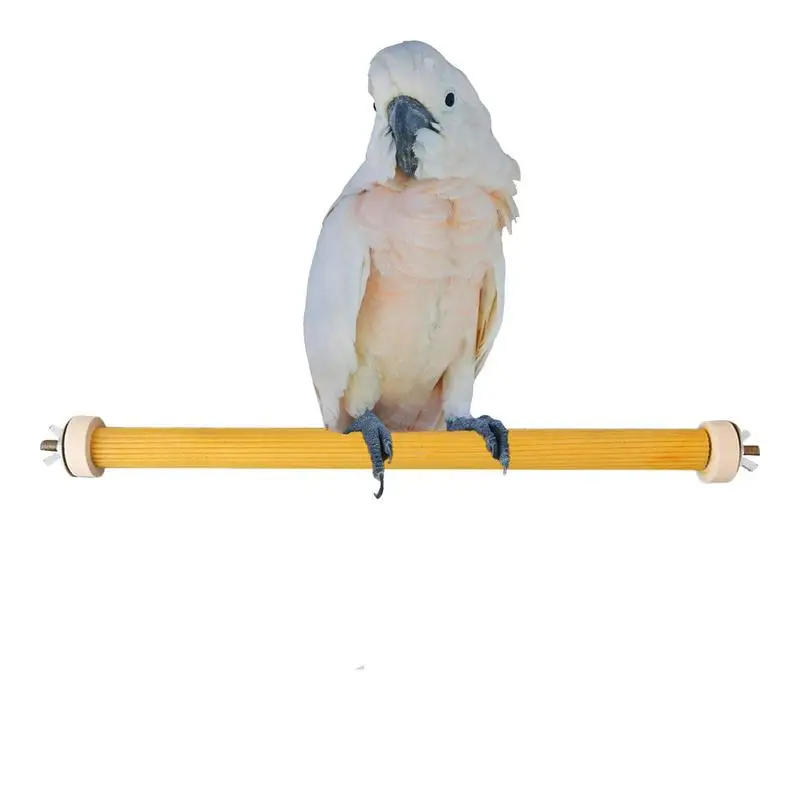 Bird Wood Perch Stand Wooden Natural Bird Perches For Conures Parrot Stand Cage Accessories For Small Or Medium Parrots Conures