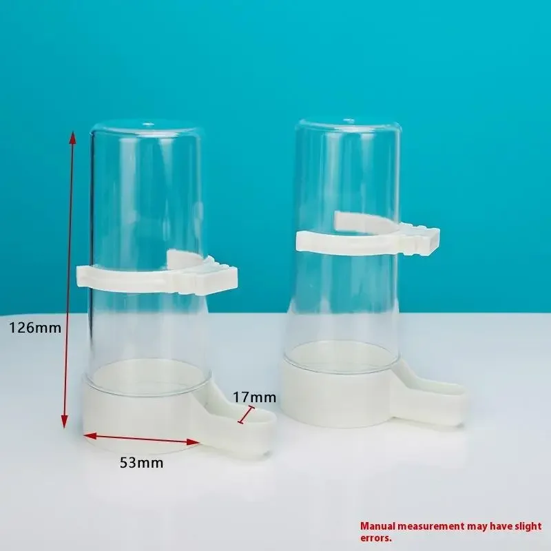 1PC Bird Feeders Waterer Drinker With Clip For Bird Feeders Parrot Cages Water Dispenser Bottles Drinking Bowl Pet Bird Supplies - Image 3