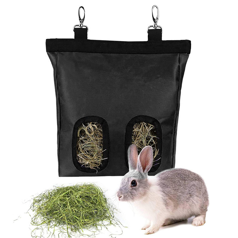 Rabbit Hay Feeder Bag, Guinea Pig Hay Feeder, Guinea Pig Hay Feeder Storage, Hanging Rabbit Hay Feeder Bag For Guinea Pigs Bunnies Chinchillas - Image 9