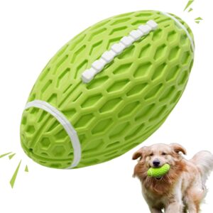 Dog Toys Durable And Squeaky Rugby Dog Toy, Perfect For Aggressive Chewers, Large Dogs, And Rough Playtime