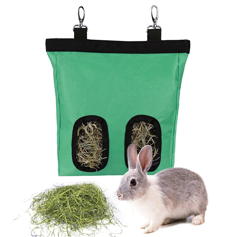 Rabbit Hay Feeder Bag, Guinea Pig Hay Feeder, Guinea Pig Hay Feeder Storage, Hanging Rabbit Hay Feeder Bag For Guinea Pigs Bunnies Chinchillas - Image 10