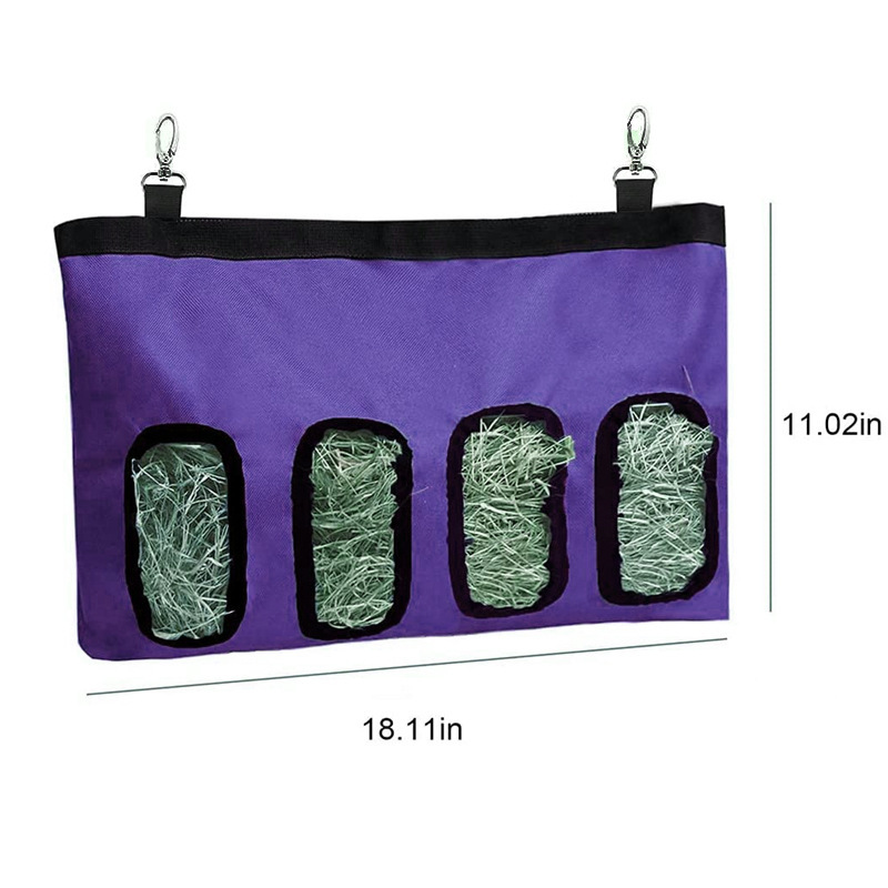 Rabbit Hay Feeder Bag, Guinea Pig Hay Feeder, Guinea Pig Hay Feeder Storage, Hanging Rabbit Hay Feeder Bag For Guinea Pigs Bunnies Chinchillas - Image 4