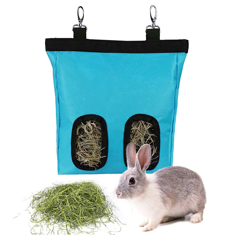 Rabbit Hay Feeder Bag, Guinea Pig Hay Feeder, Guinea Pig Hay Feeder Storage, Hanging Rabbit Hay Feeder Bag For Guinea Pigs Bunnies Chinchillas - Image 6